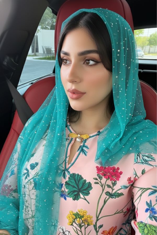 Turquoise Crystals Sheila